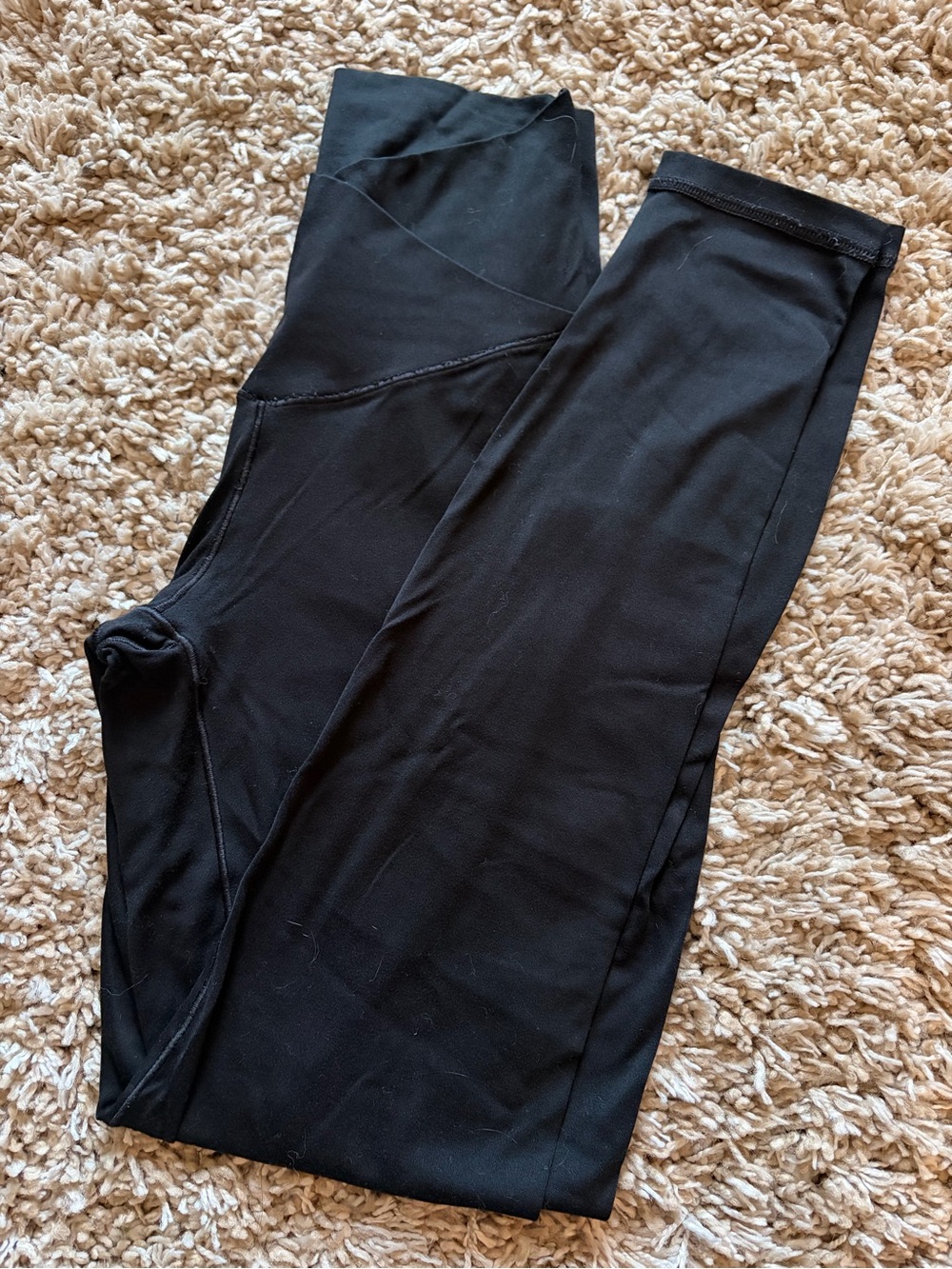 aerie Black High-Rise 7/8 Offline Leggings